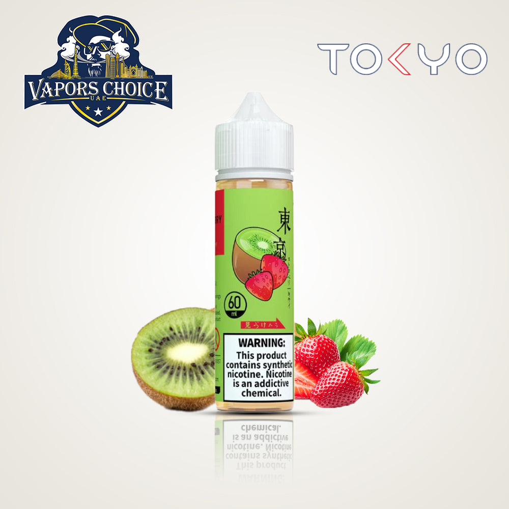 TOKYO E-Juices E-Liquids 60ML Iced Strawberry Kiwi UAE Dubai